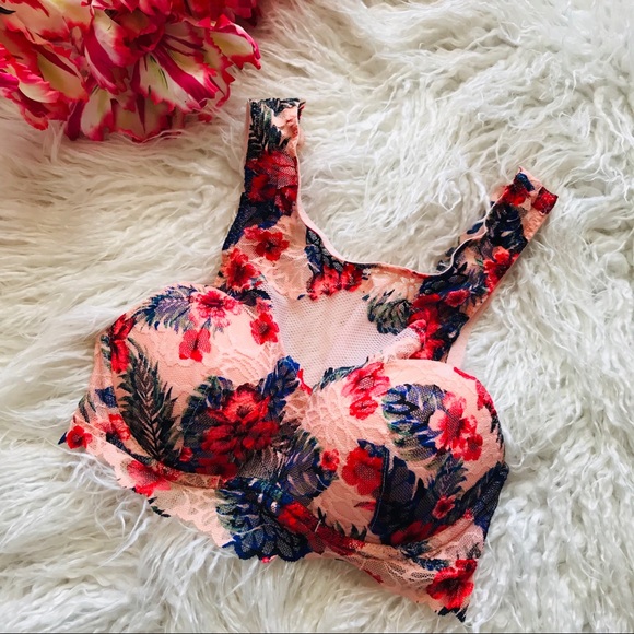 MWT Victoria’s Secret Pink Lace Bra - Picture 3 of 5
